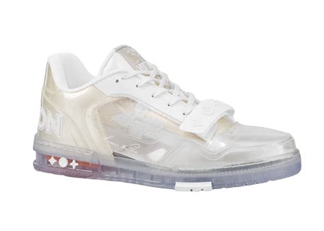 louis vuitton trainers transparent